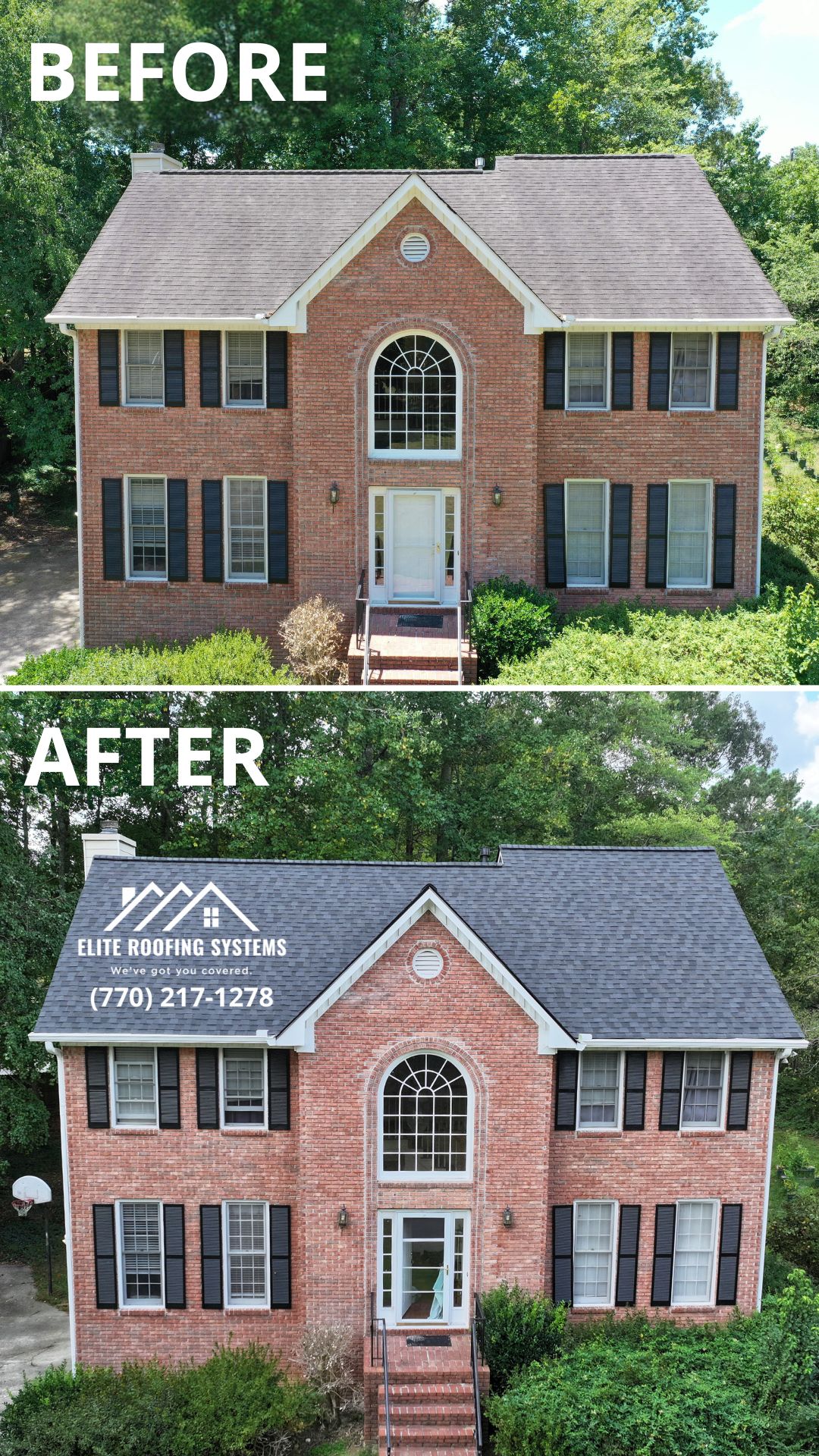 Elite Roofing Systems: Atlanta's Top Roofing and Gutter Company Completes Expert Roofing Project